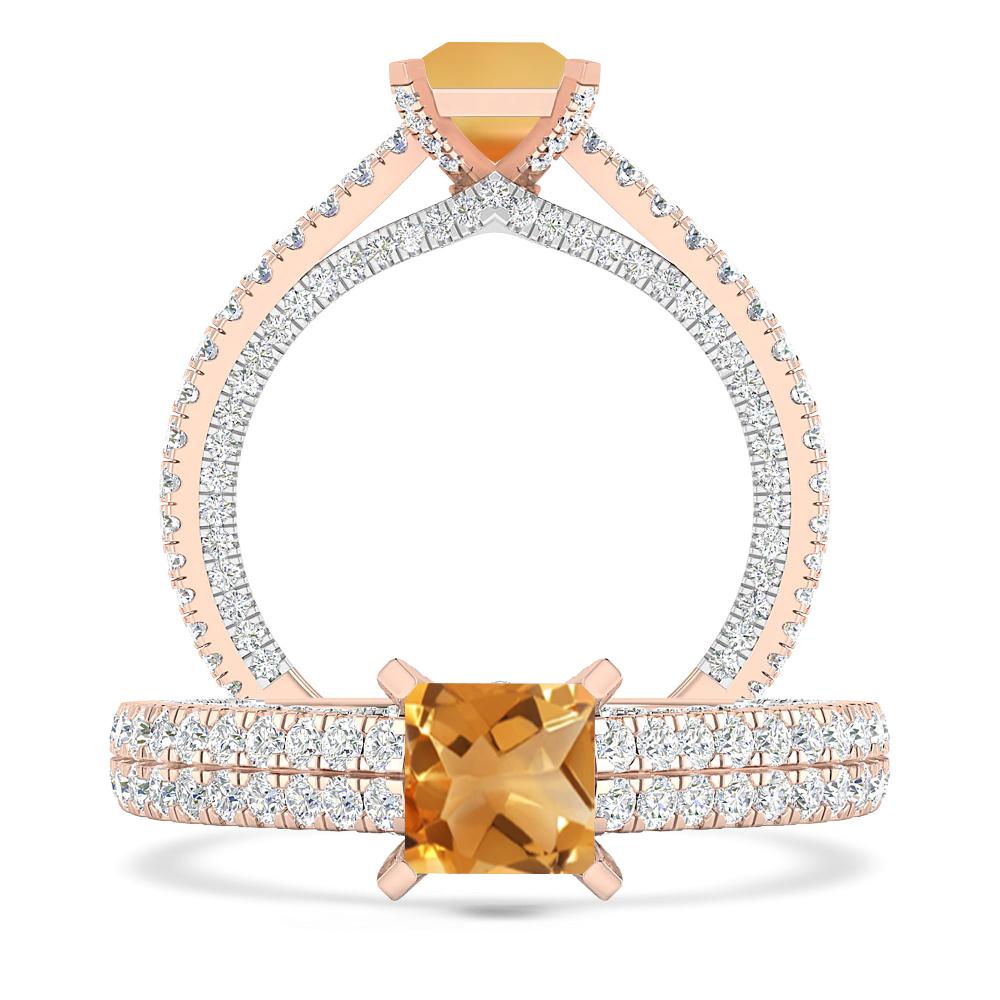 Rose Gold - Citrine