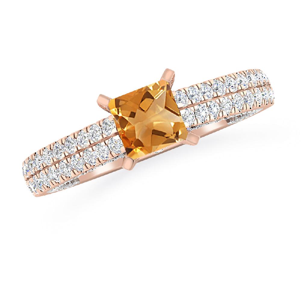 Rose Gold - Citrine