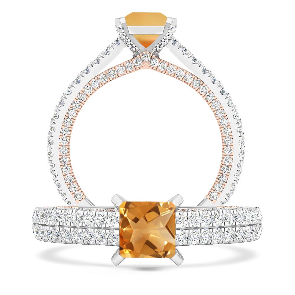 White Gold - Citrine