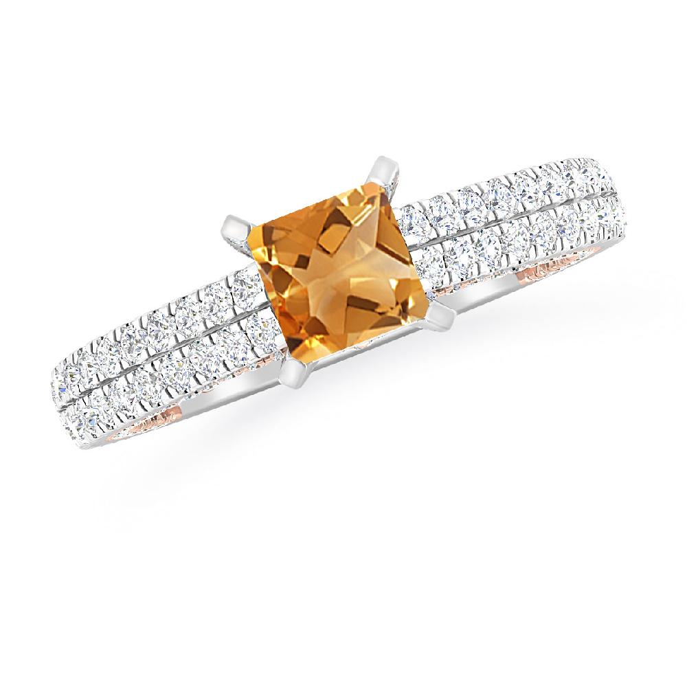 White Gold - Citrine