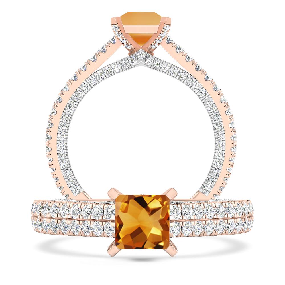 Rose Gold - Citrine
