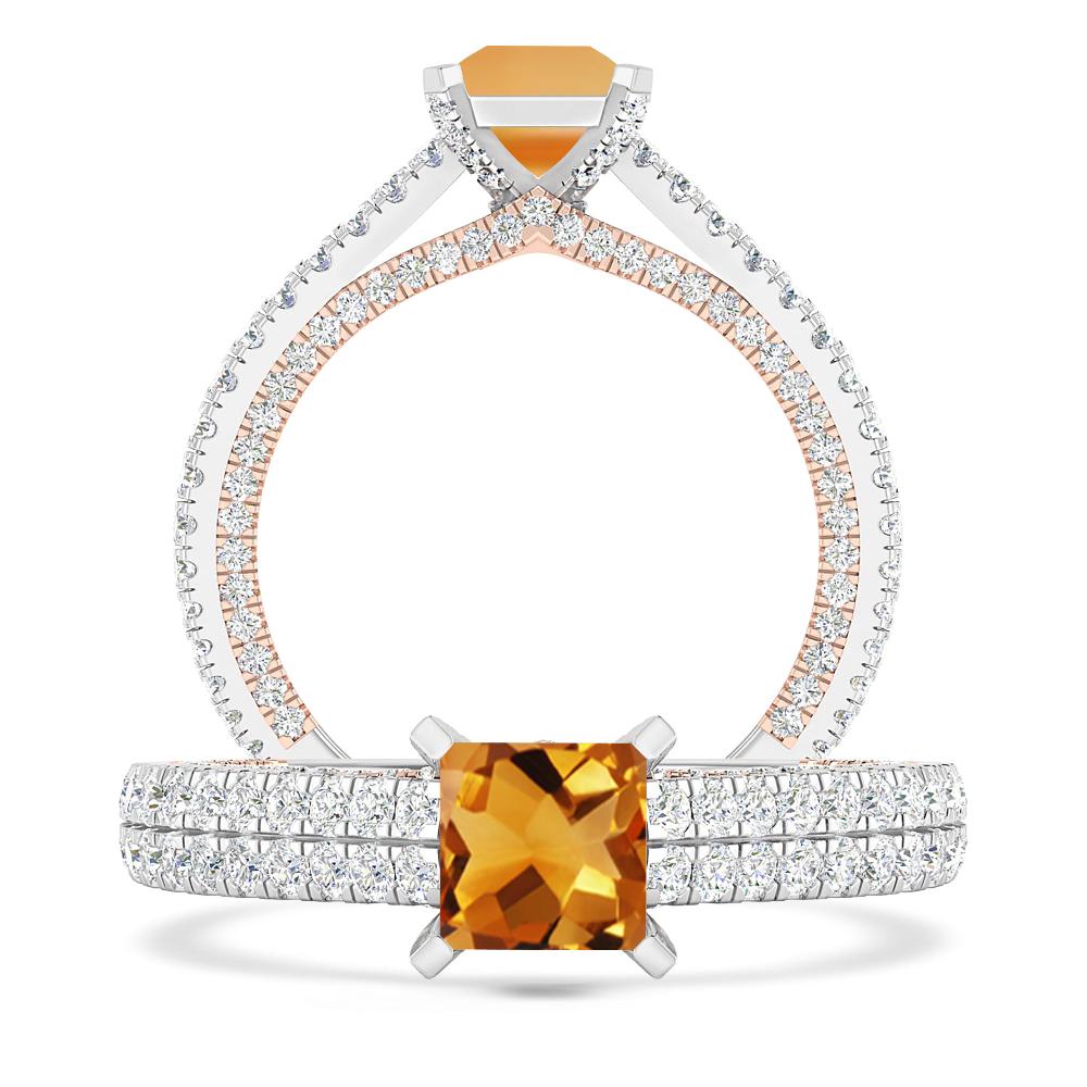 White Gold - Citrine
