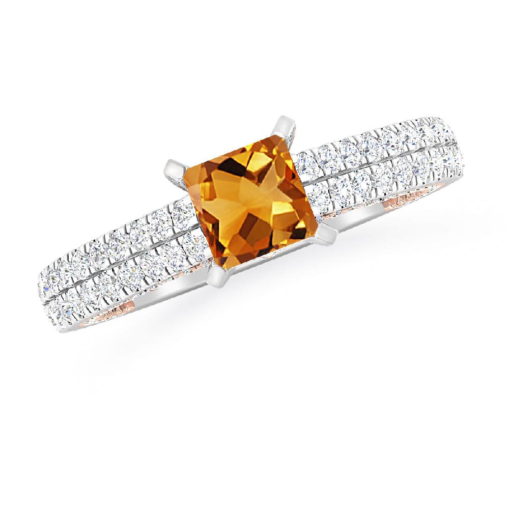 White Gold - Citrine