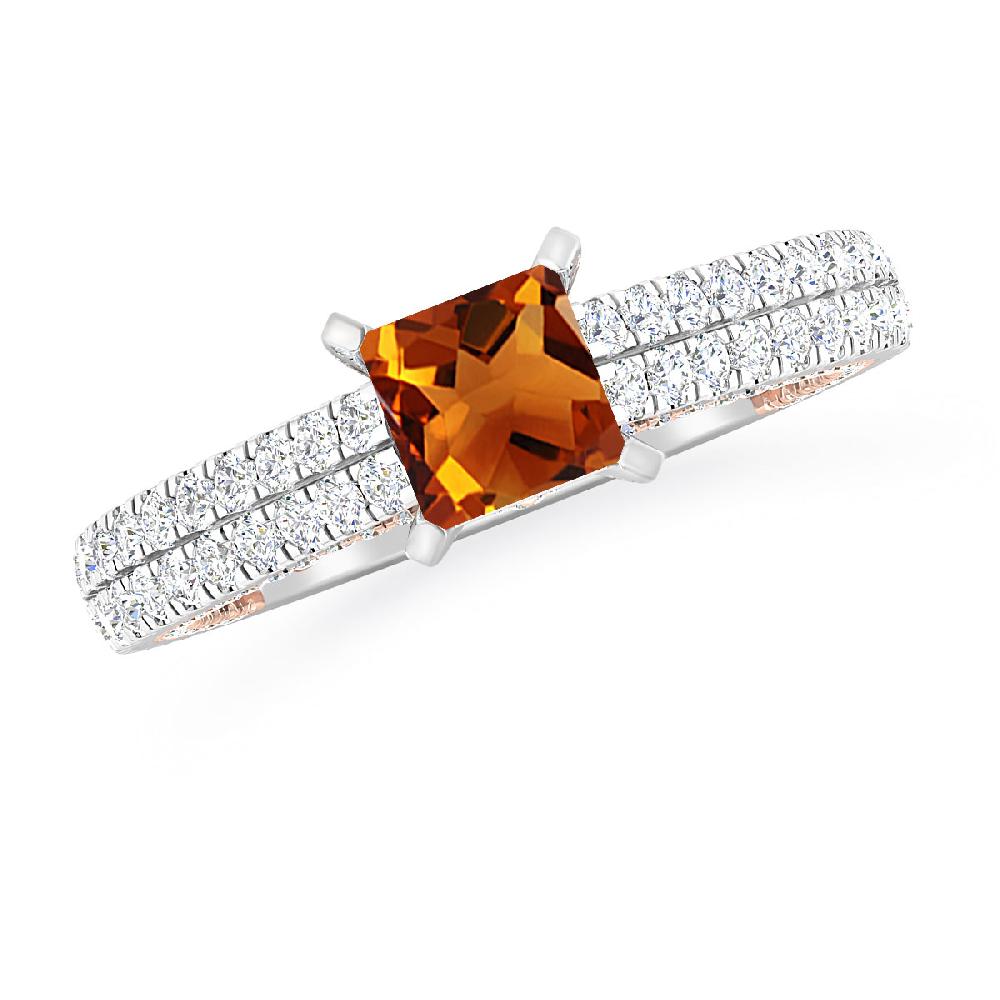 White Gold - Citrine