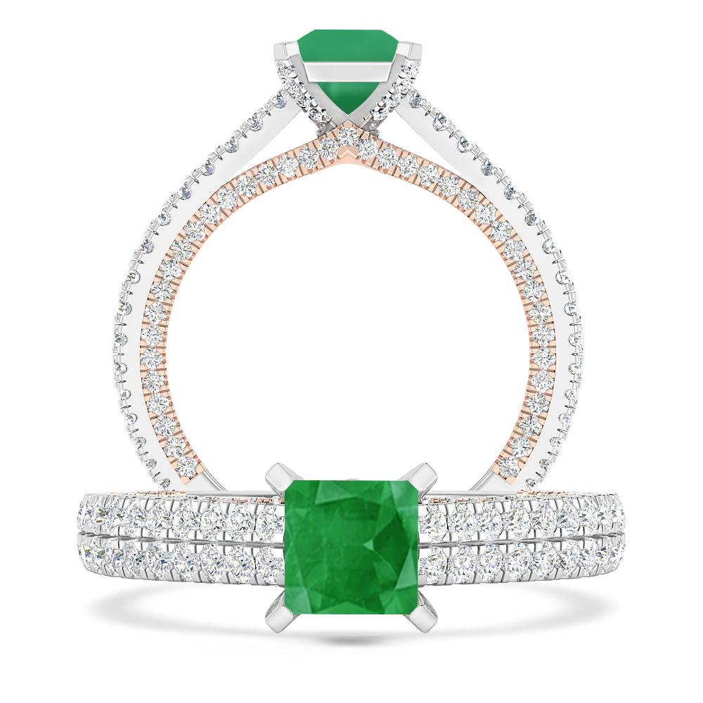 White Gold - Emerald