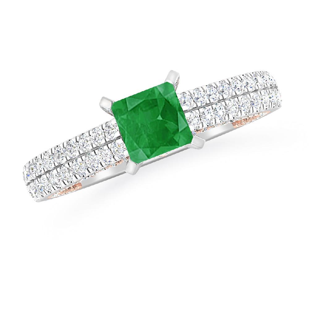 White Gold - Emerald