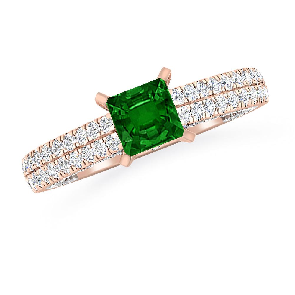 Rose Gold - Emerald