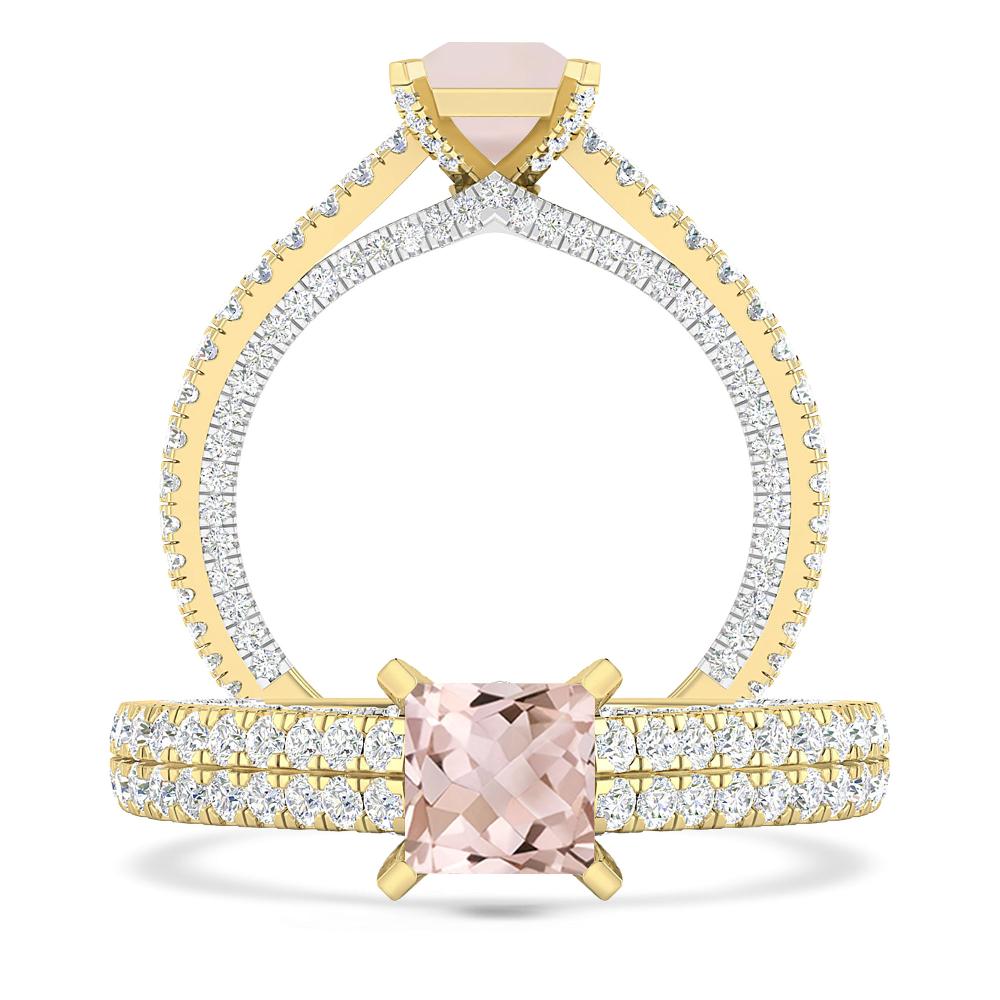 Yellow Gold - Morganite