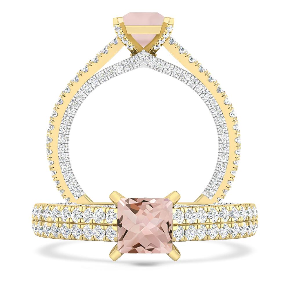 Yellow Gold - Morganite