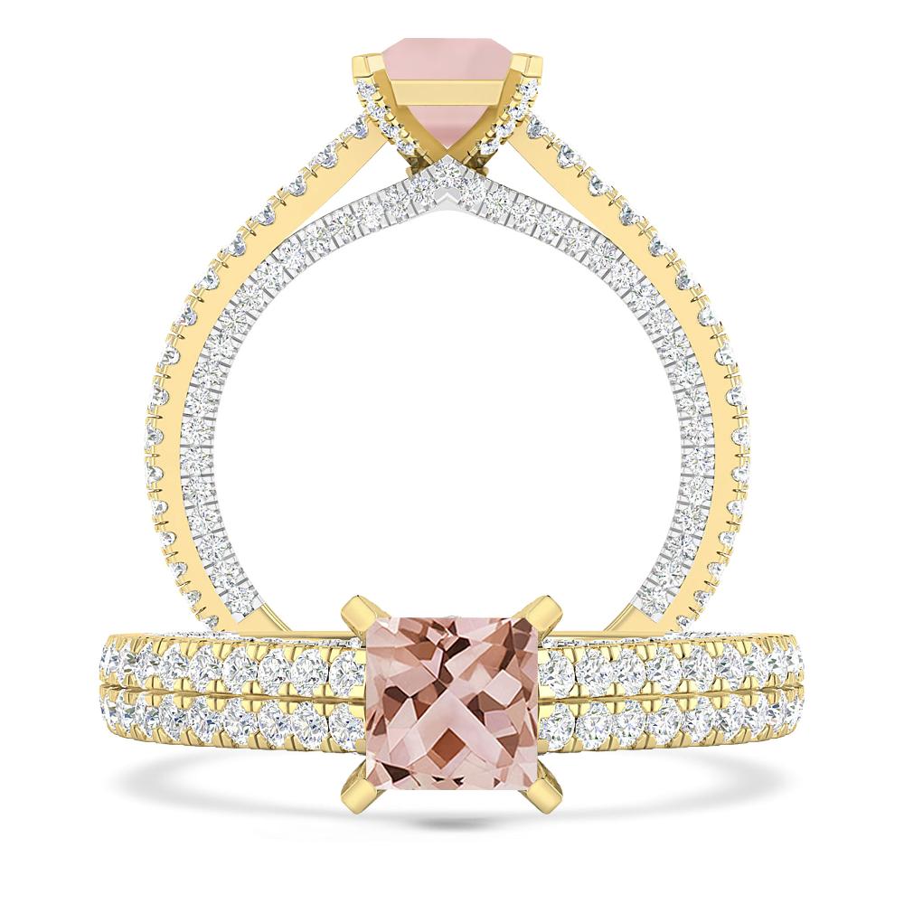 Yellow Gold - Morganite