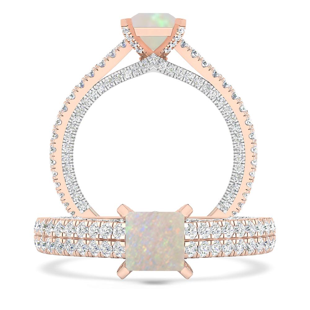 Rose Gold - Opal