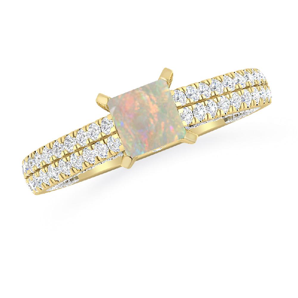 Yellow Gold - Opal