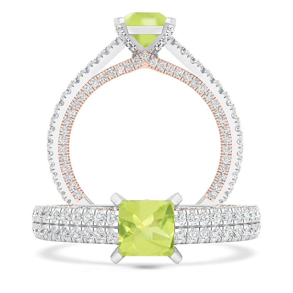 White Gold - Peridot