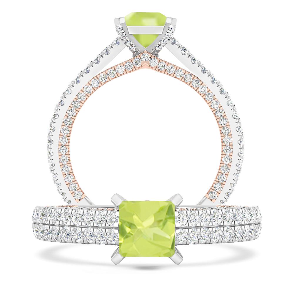 White Gold - Peridot