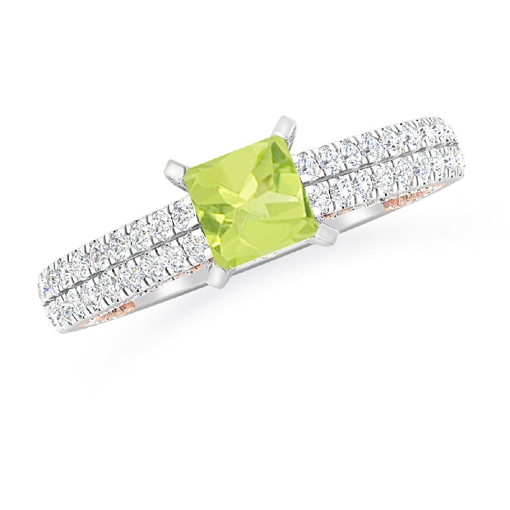 White Gold - Peridot