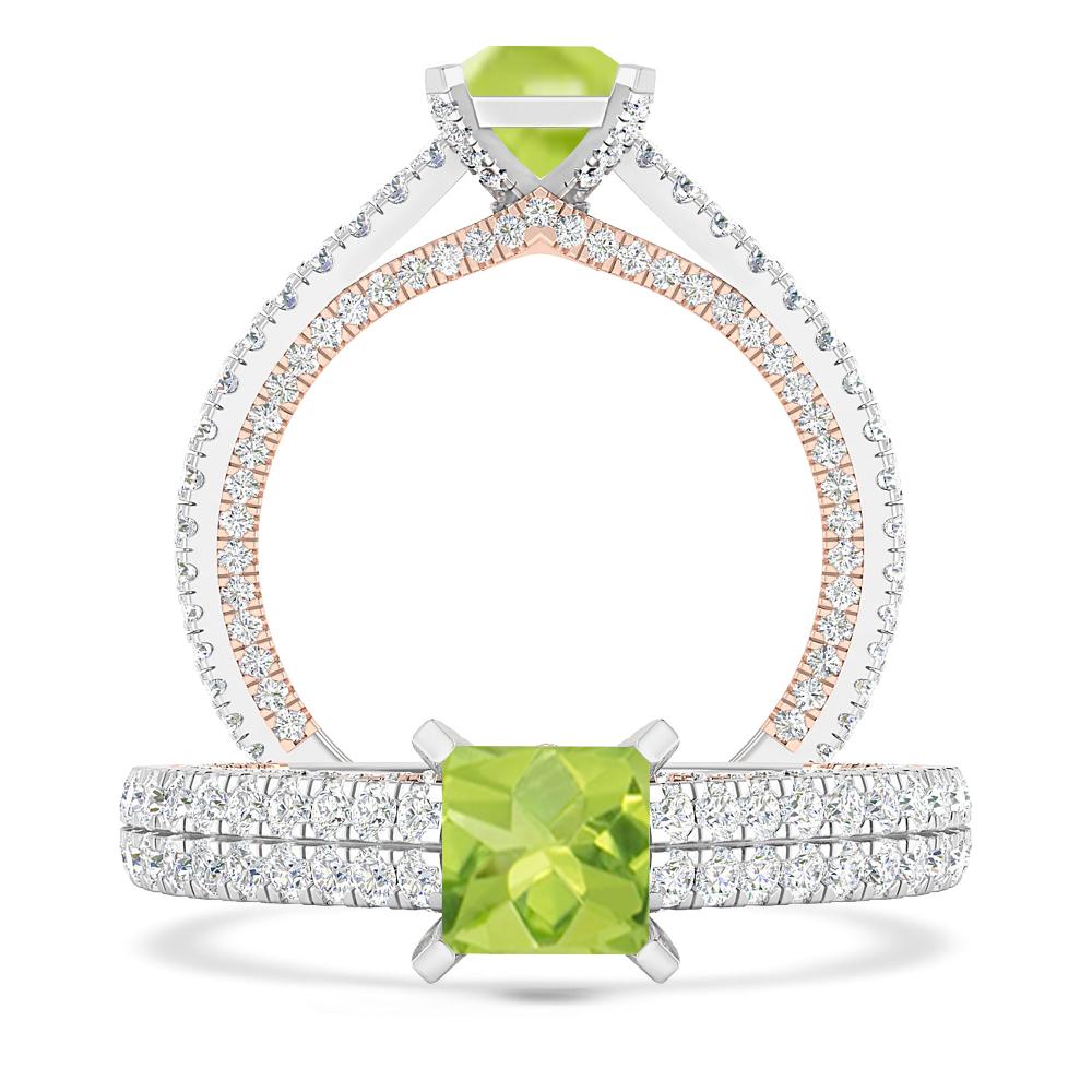 White Gold - Peridot