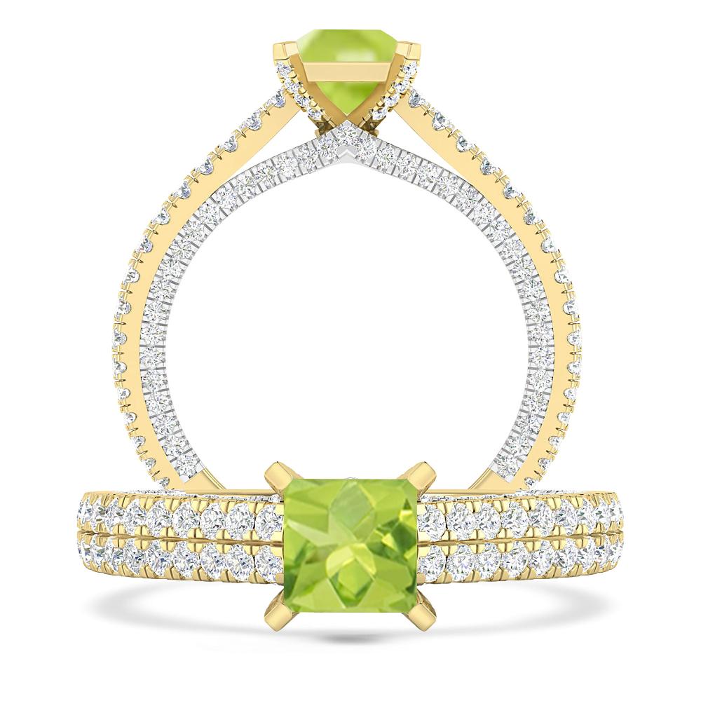 Yellow Gold - Peridot