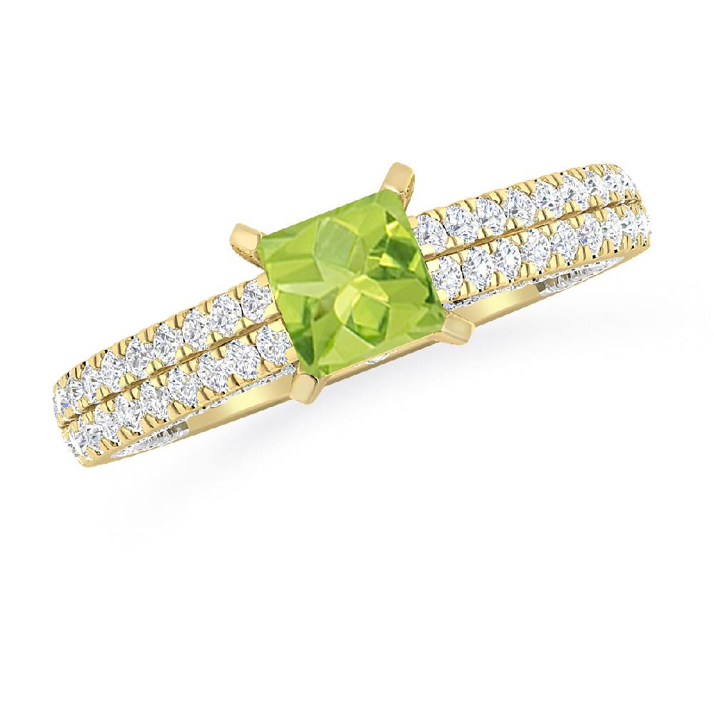 Yellow Gold - Peridot