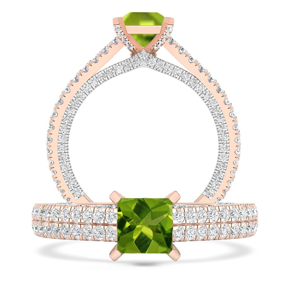 Rose Gold - Peridot