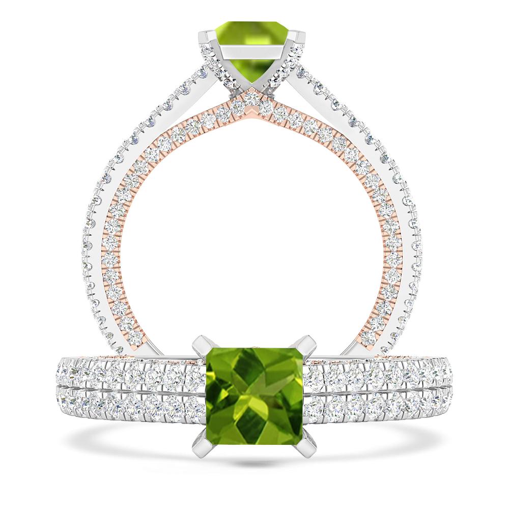 White Gold - Peridot