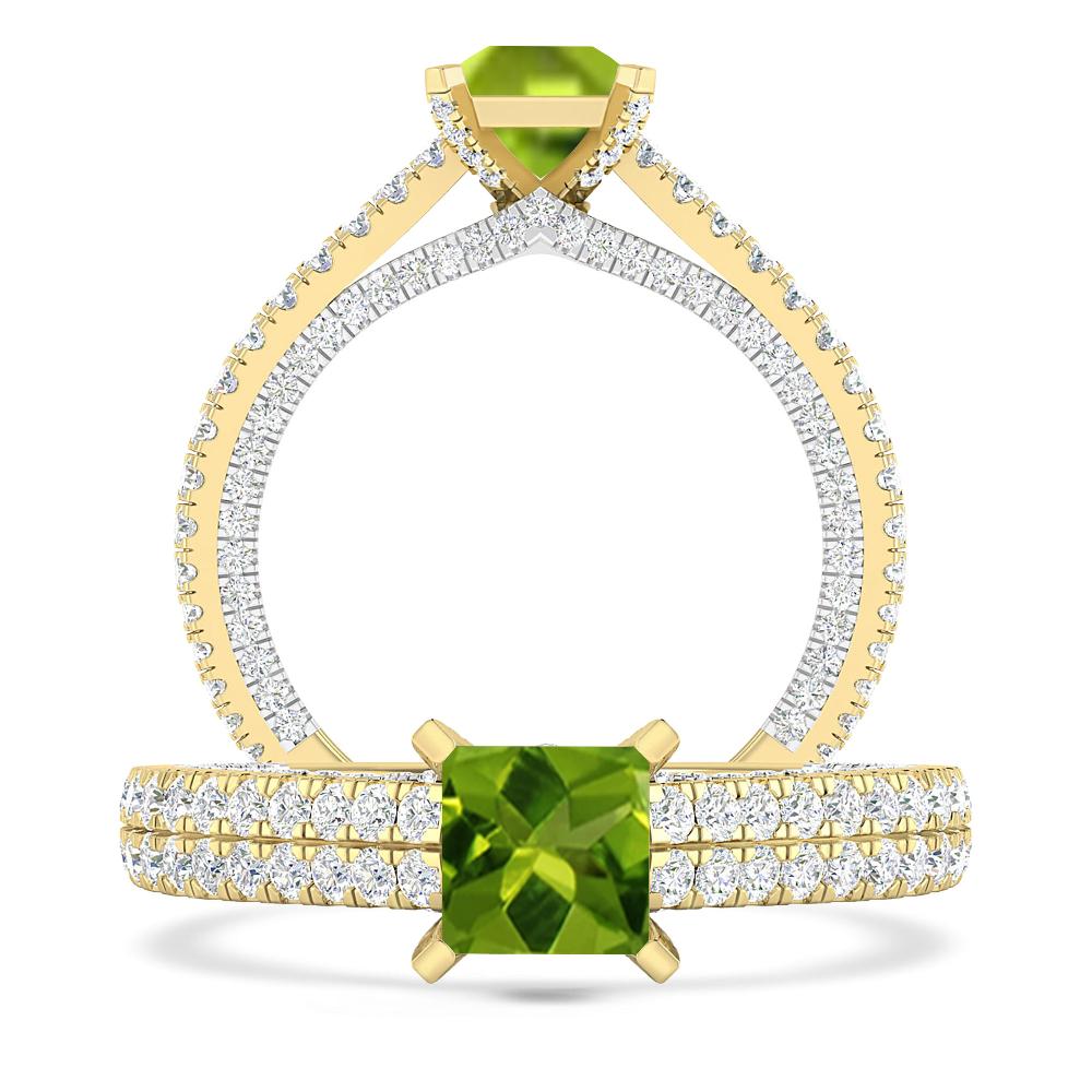 Yellow Gold - Peridot