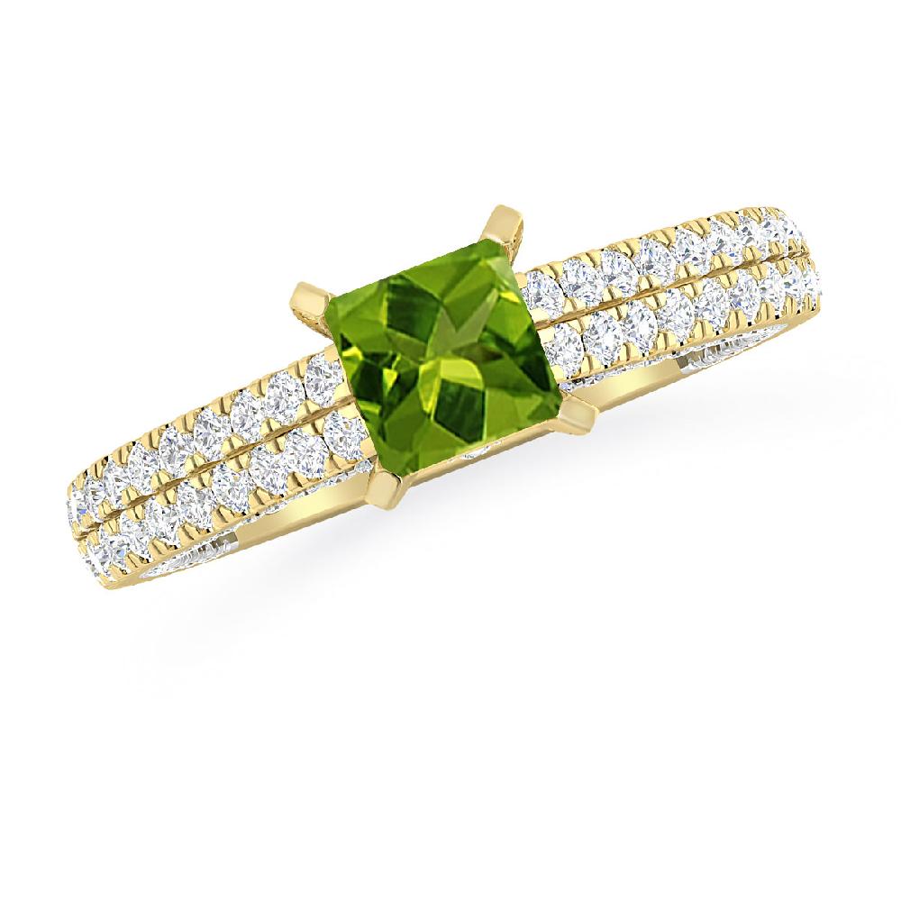 Yellow Gold - Peridot