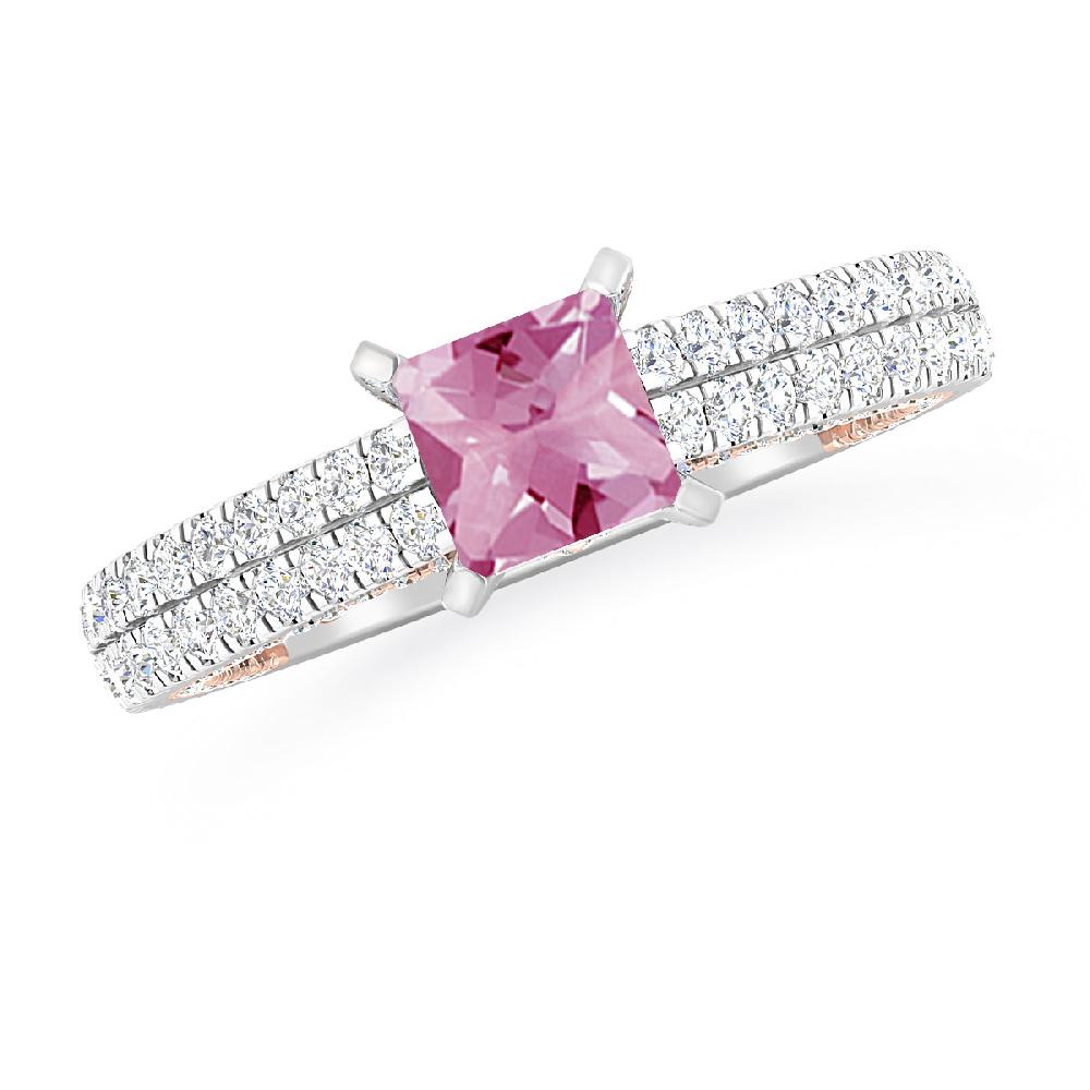 White Gold - Pink Tourmaline
