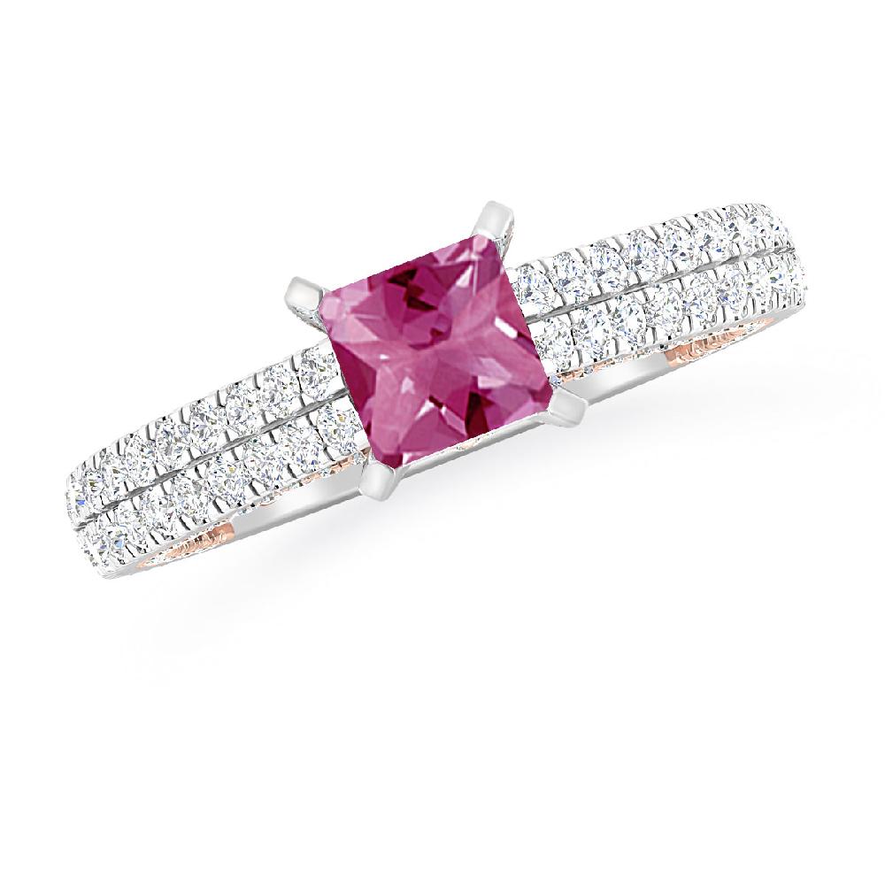 White Gold - Pink Tourmaline