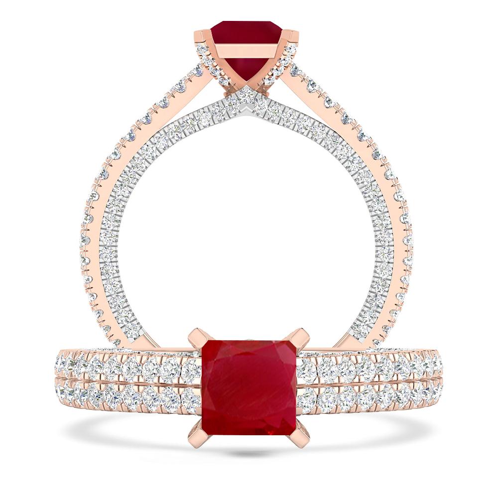 Rose Gold - Ruby