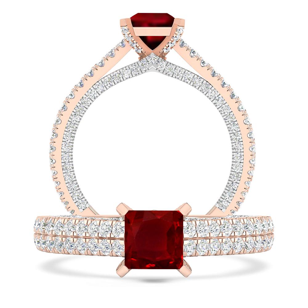 Rose Gold - Ruby