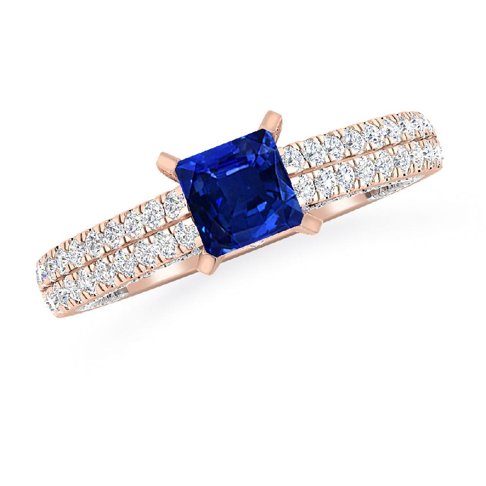 Rose Gold - Sapphire