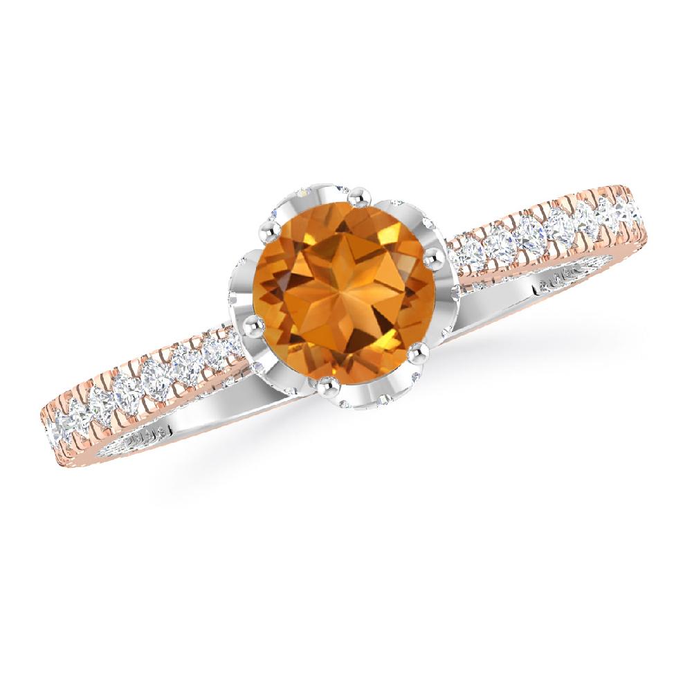 Rose Gold - Citrine