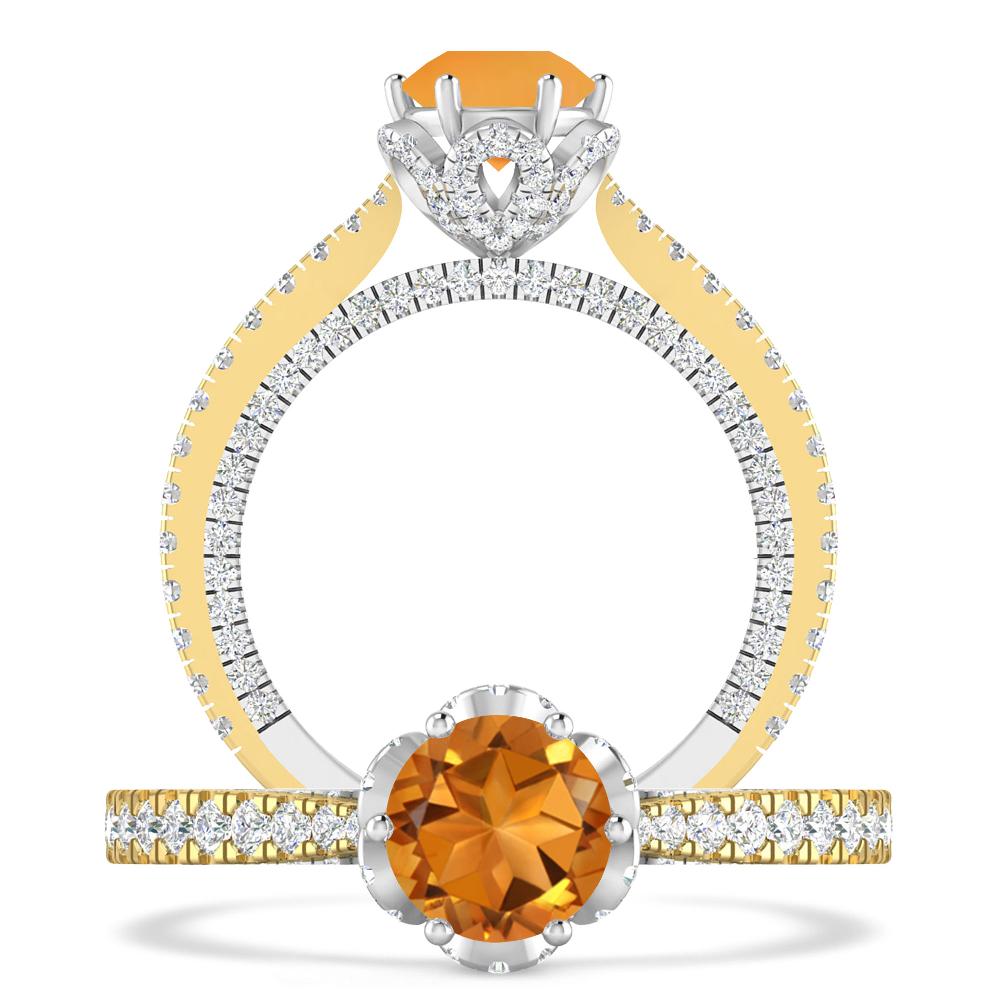 Yellow Gold - Citrine