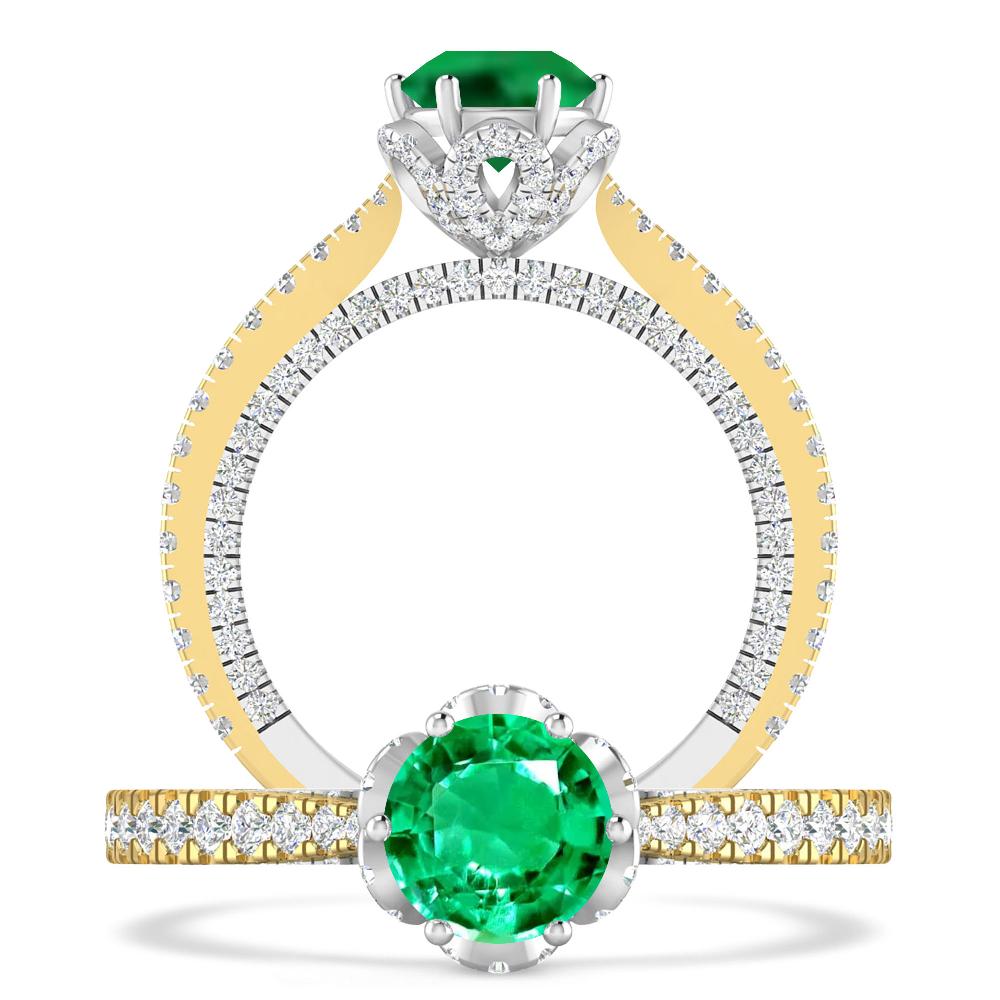 Yellow Gold - Emerald