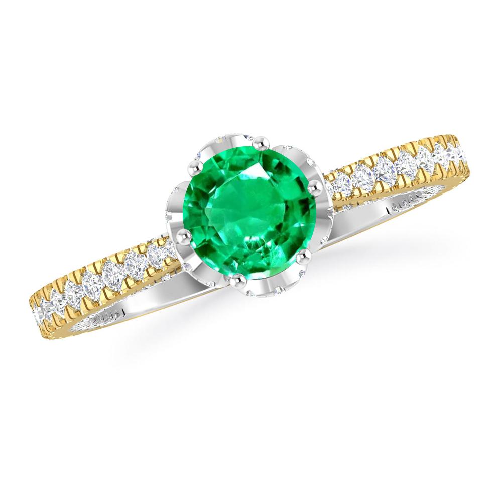 Yellow Gold - Emerald