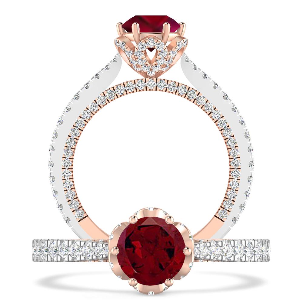 White Gold - Garnet