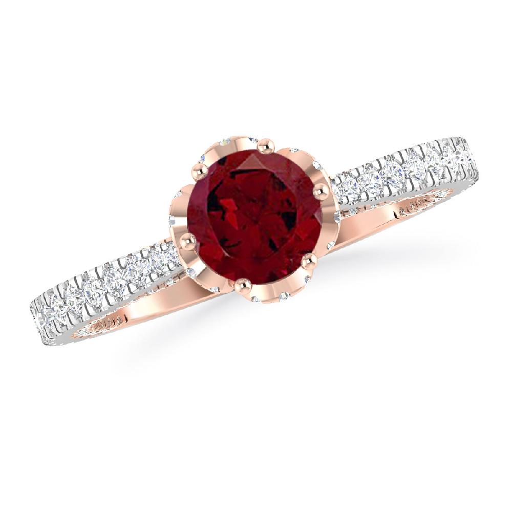 White Gold - Garnet