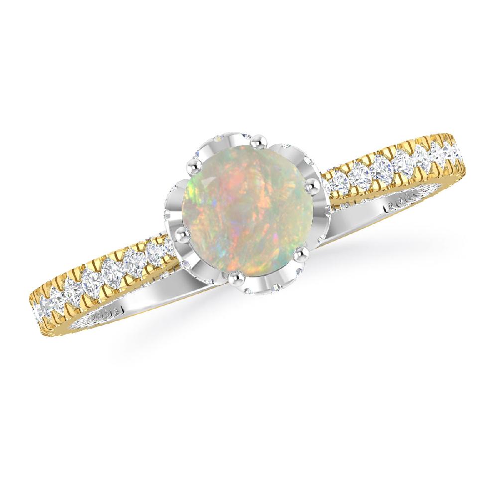 Yellow Gold - Opal