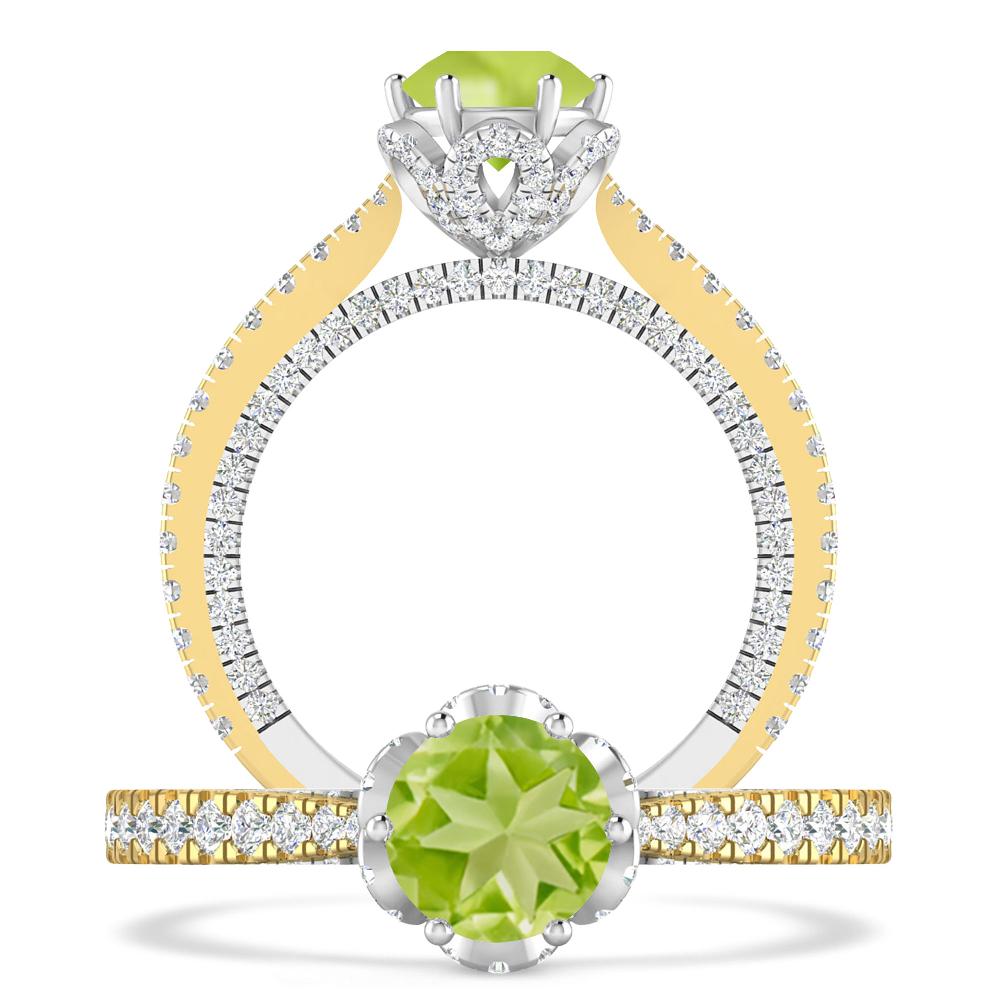 Yellow Gold - Peridot