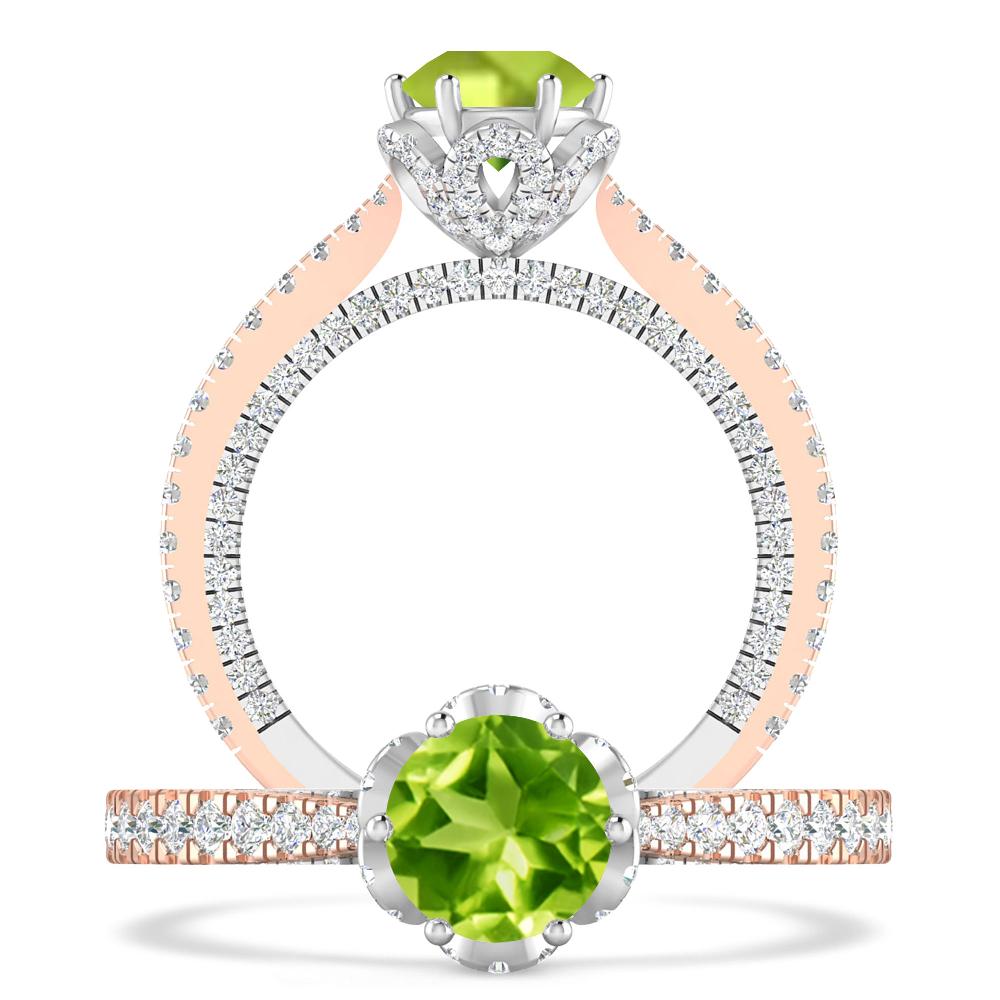 Rose Gold - Peridot