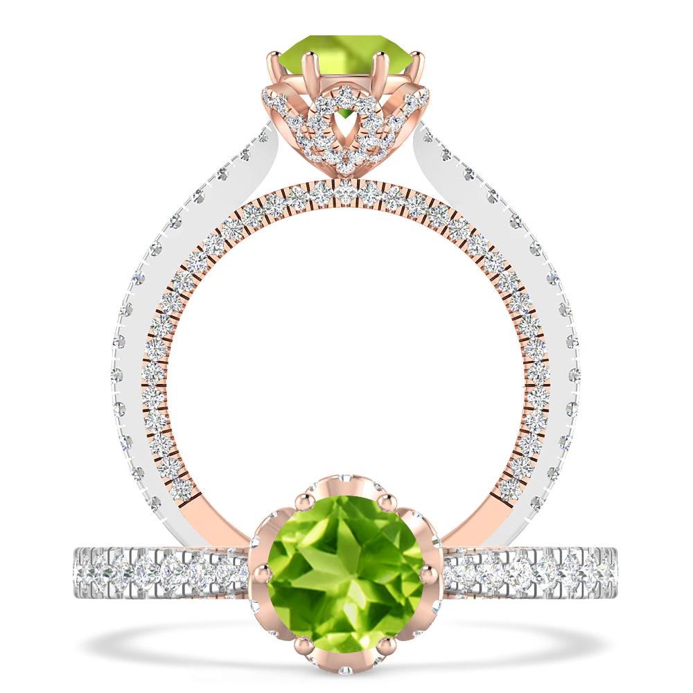 White Gold - Peridot