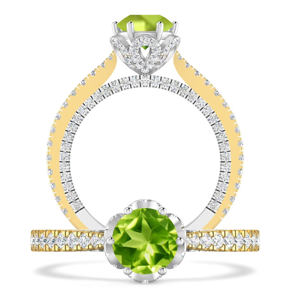 Yellow Gold - Peridot