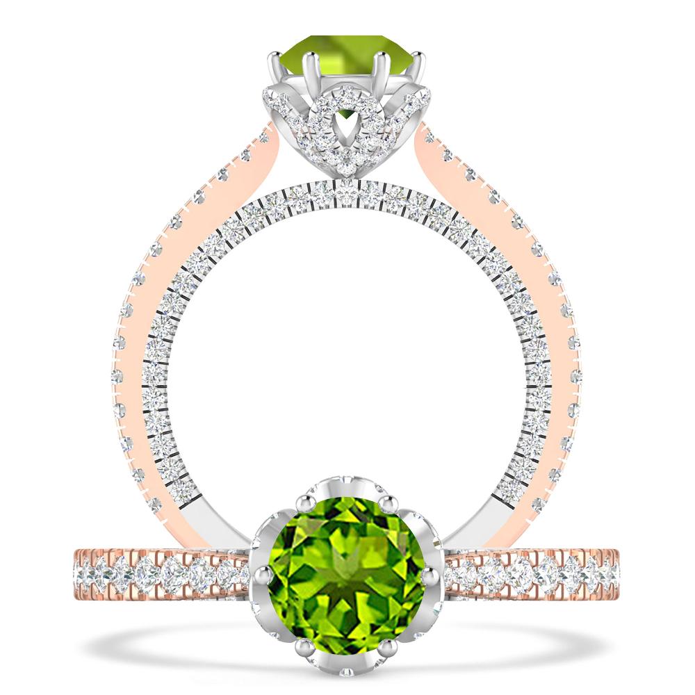 Rose Gold - Peridot
