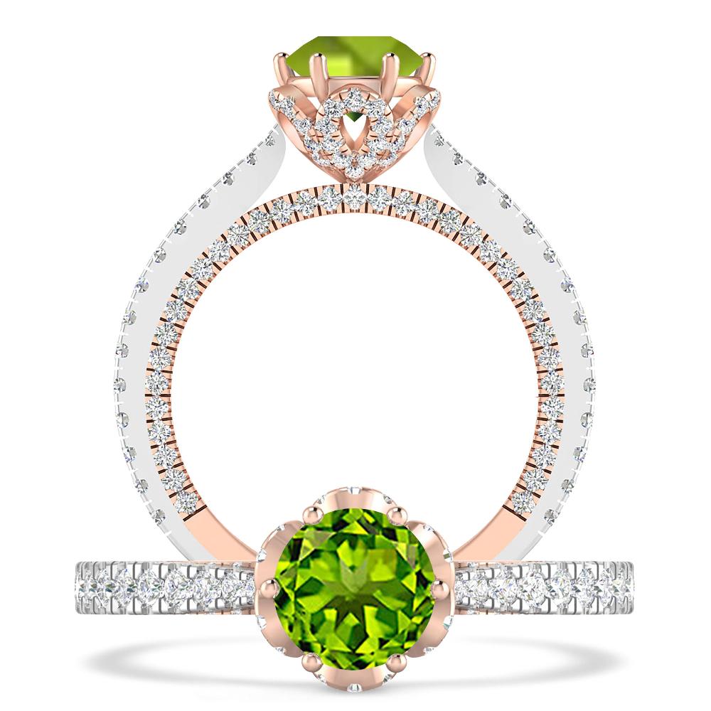 White Gold - Peridot