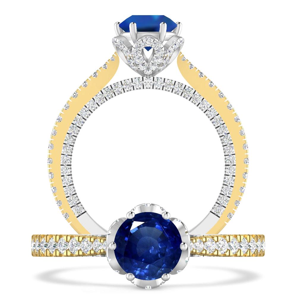 Yellow Gold - Sapphire