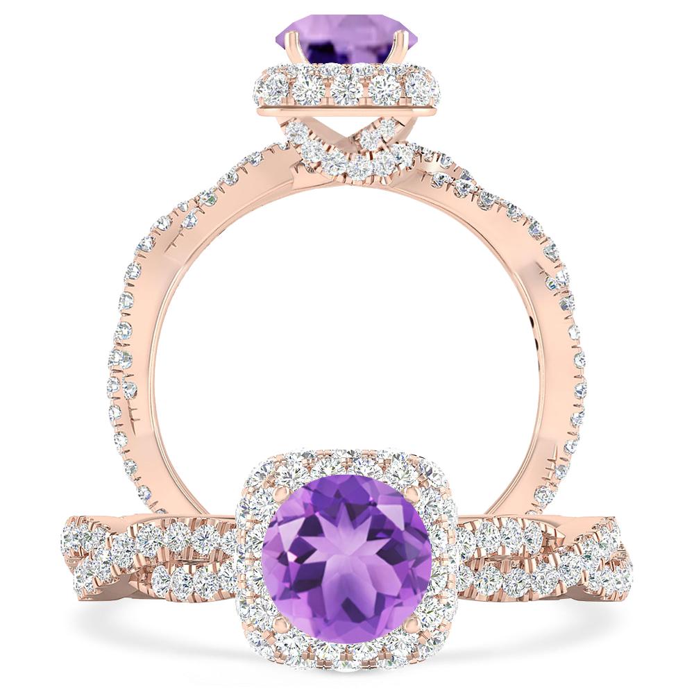 Rose Gold - Amethyst