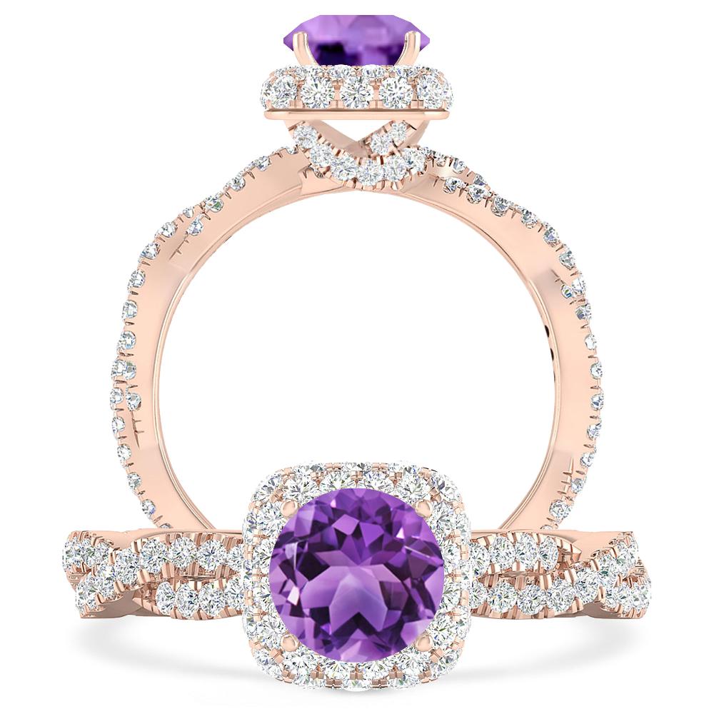 Rose Gold - Amethyst