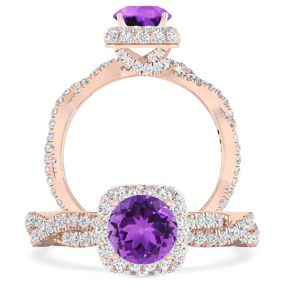 Rose Gold - Amethyst