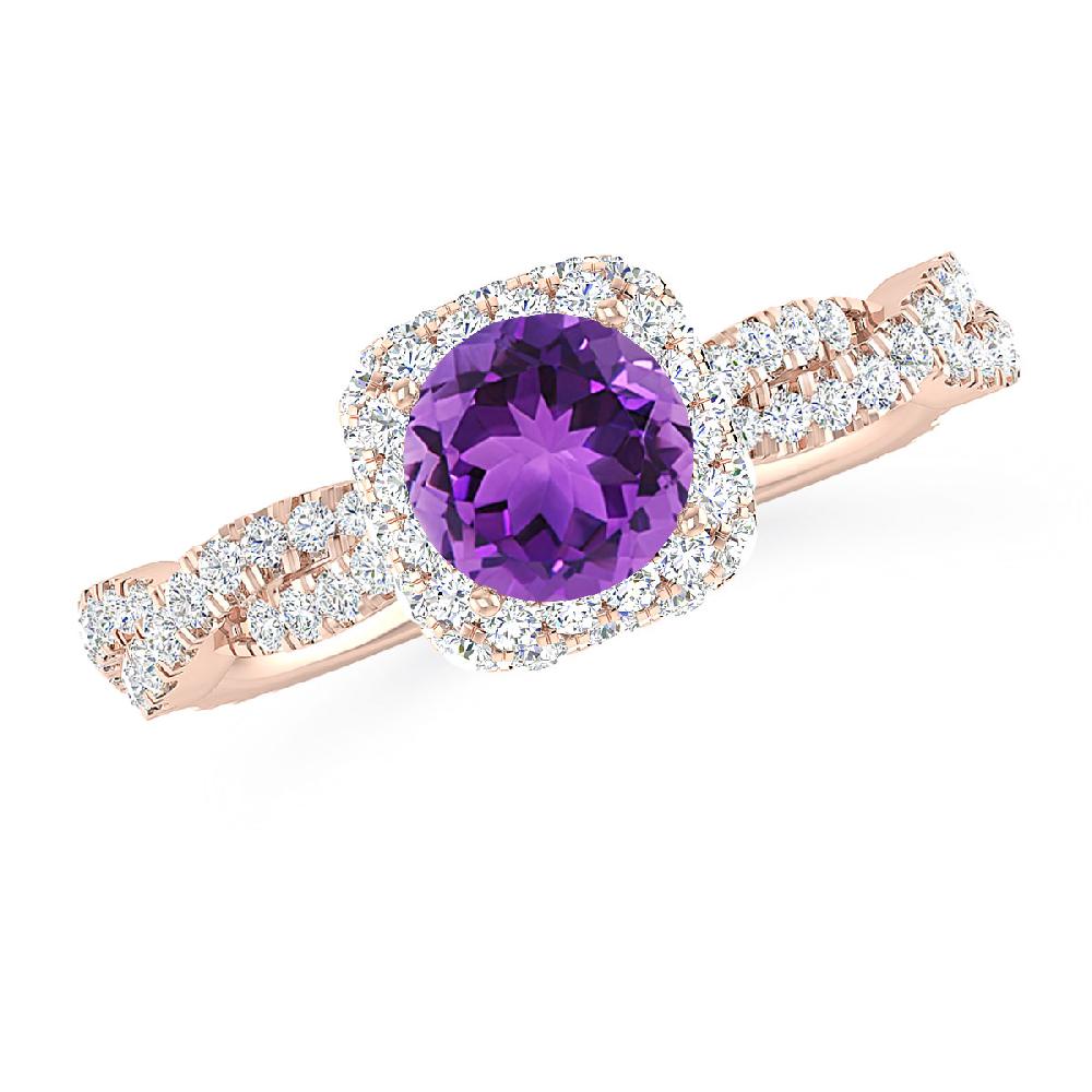 Rose Gold - Amethyst