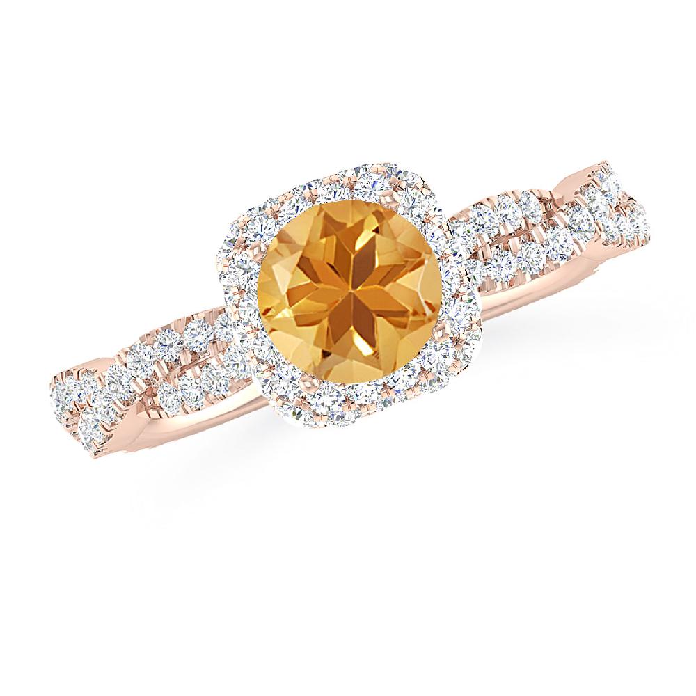 Rose Gold - Citrine